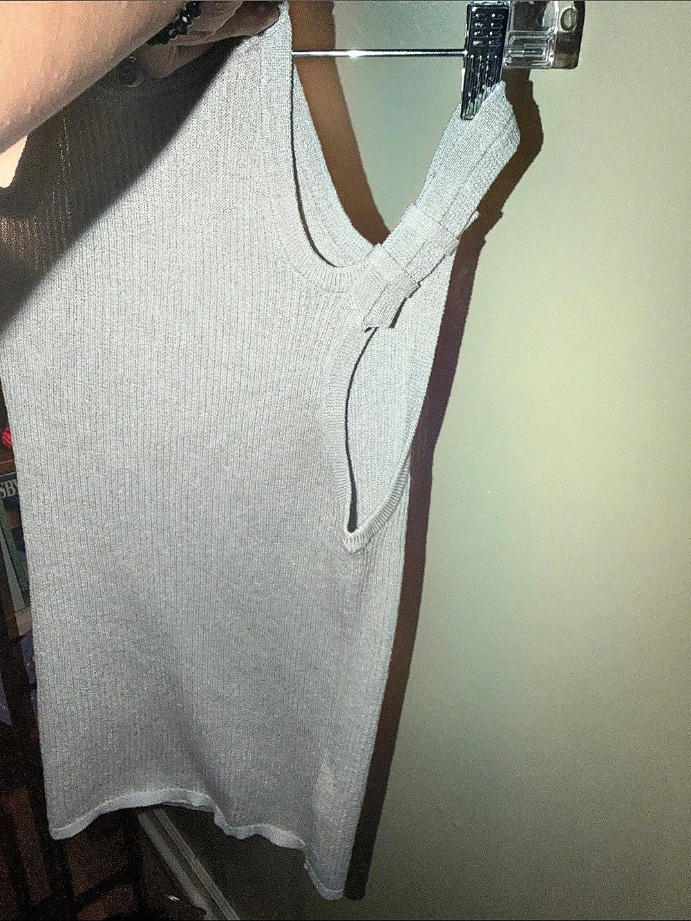 Zara Knit cold shoulder Size Medium - Picture 2 of 4